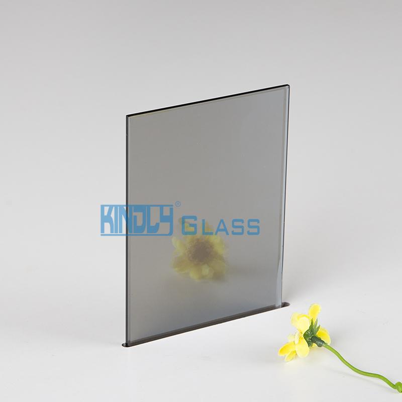 Vidrio recubierto duro gris azulado 4-8 mm